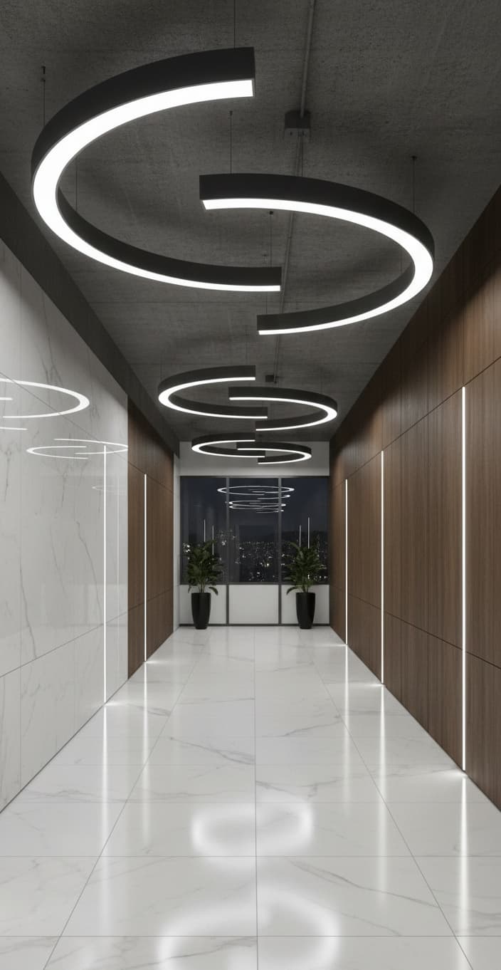 Line Up/Down LED Suspended Lamp